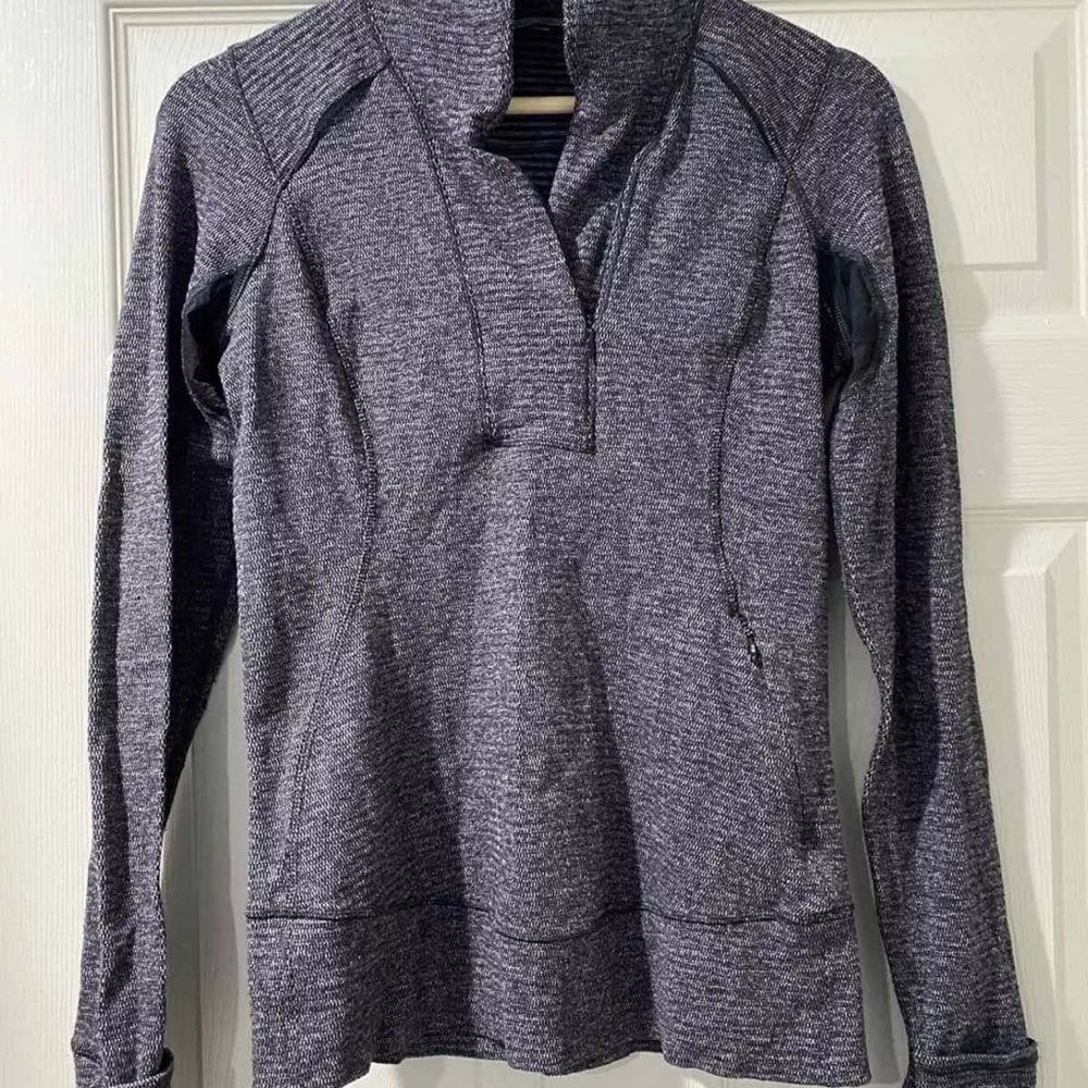 Lululemon think fast pullover half zip 12 - Picture 4 of 8